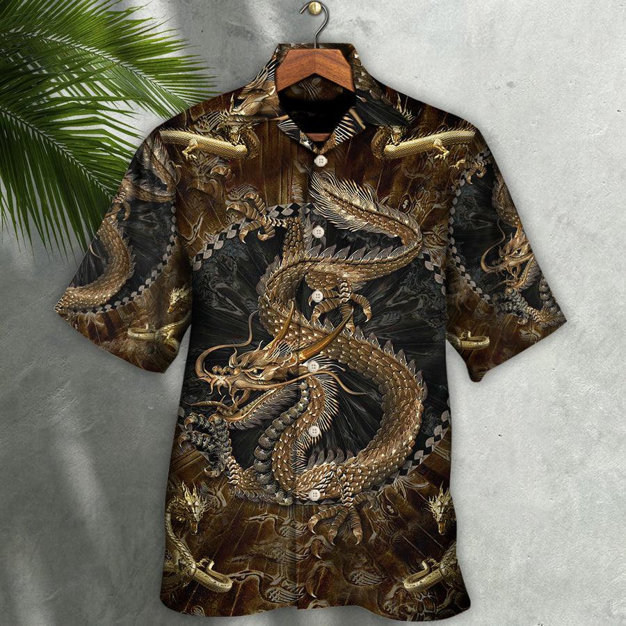 Dragon Aloha Hawaiian Shirt For Summer, Dragon Love Life Colorful Hawaiian Shirts Outfit For Men Women, Dragon Lovers - Amzanimalsgift