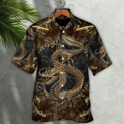 Dragon Aloha Hawaiian Shirt For Summer, Dragon Love Life Colorful Hawaiian Shirts Outfit For Men Women, Dragon Lovers - Amzanimalsgift