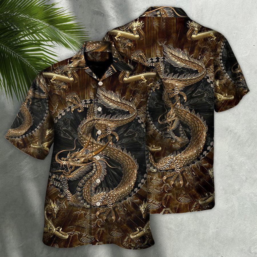 Dragon Aloha Hawaiian Shirt For Summer, Dragon Love Life Colorful Hawaiian Shirts Outfit For Men Women, Dragon Lovers - Amzanimalsgift