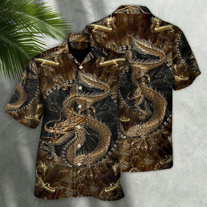 Dragon Aloha Hawaiian Shirt For Summer, Dragon Love Life Colorful Hawaiian Shirts Outfit For Men Women, Dragon Lovers - Amzanimalsgift