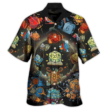Dragon Dice Aloha Hawaiian Shirt For Summer, Dungeon And Dragon Hawaiian Shirts Outfit For Men Women, Dragon Lovers - Amzanimalsgift