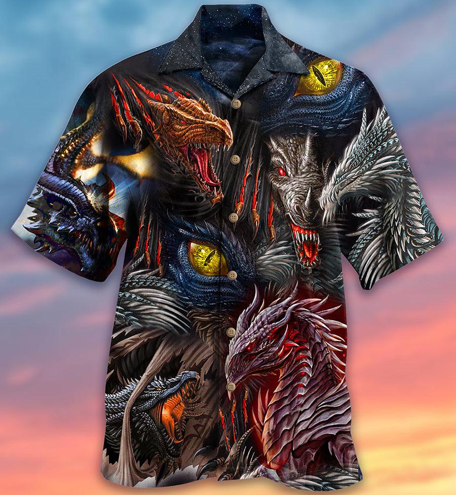 Dragon Hawaiian Shirt For Summer, Dragon Amazing Love Life So Cool Hawaiian Shirts Outfit For Men Women, Dragon Lovers - Amzanimalsgift