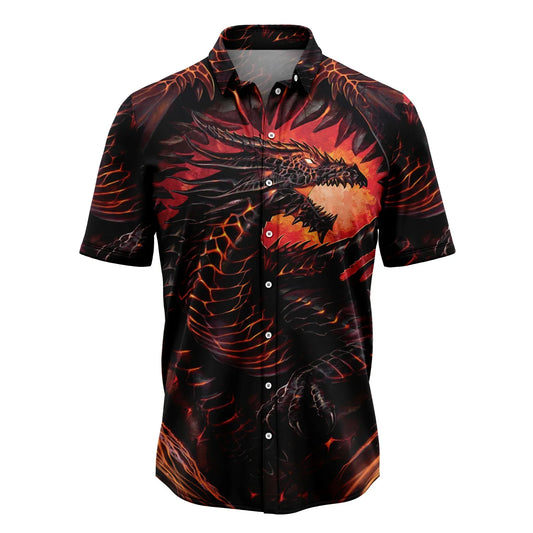 Dragon Hawaiian Shirt, Mythical Dragon Summer Aloha Shirt For Men Women - Perfect Gift For Husband, Boyfriend, Friend, Family, Wife - Amzanimalsgift