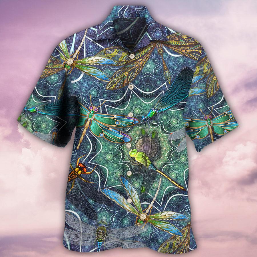 Dragonfly Amazing Hawaiian Shirt For Summer, Dragonfly Love Life Hawaiian Shirts Outfit For Men Women, Dragonfly Lovers - Amzanimalsgift