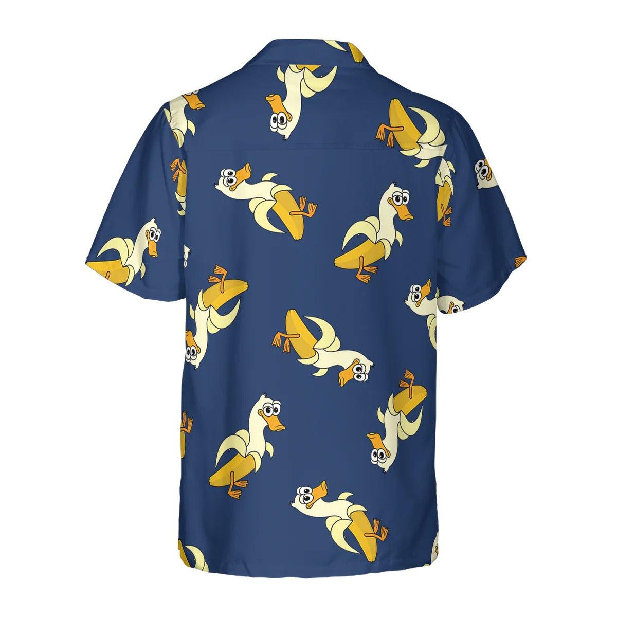 Duck Hawaiian Shirt, It's Just A Banana Duck Aloha Shirt For Men Women - Perfect Gift For Duck Lovers, Husband, Boyfriend, Friend, Family - Amzanimalsgift