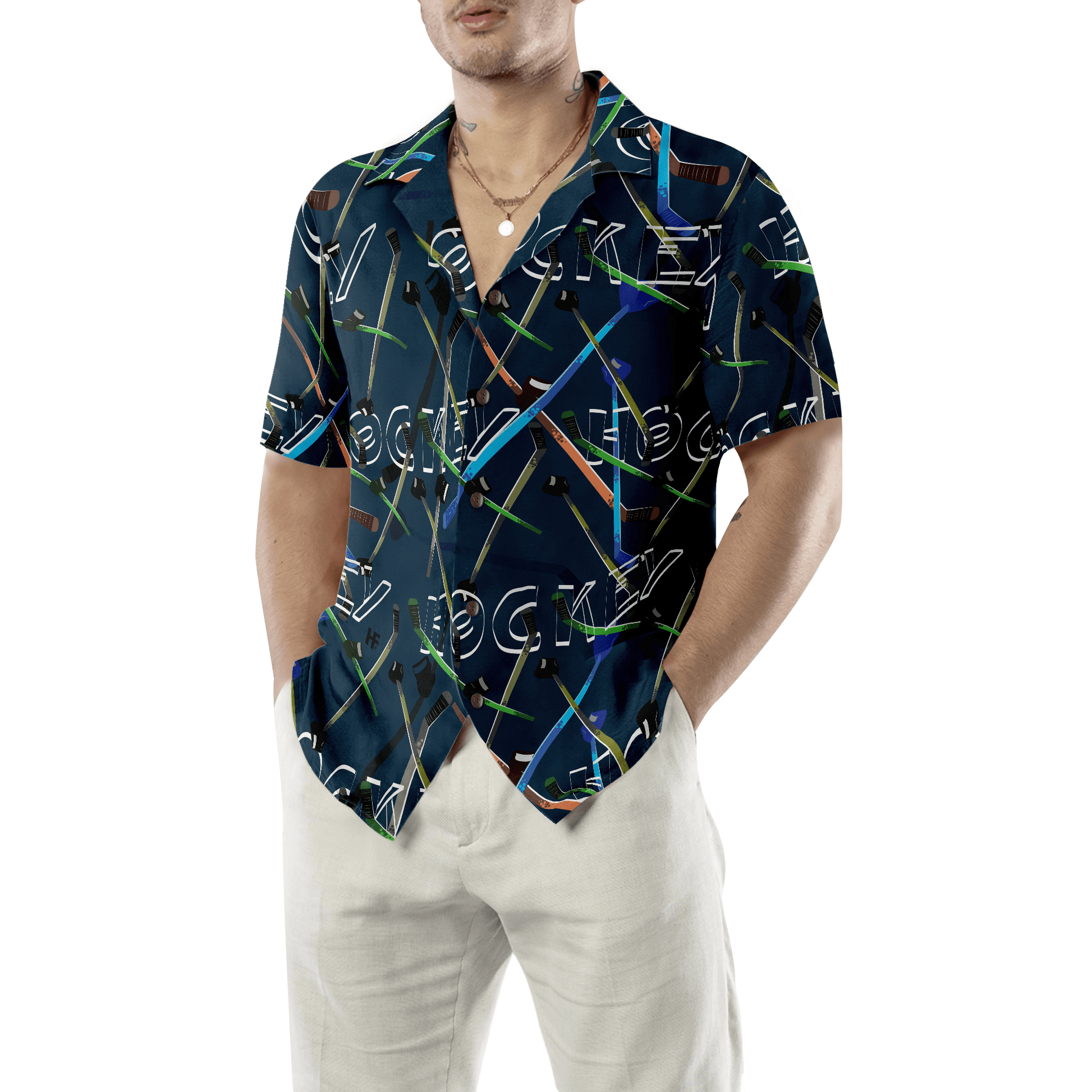 Endless Hockey Aloha Hawaiian Shirt For Summer, Colorful Shirt For Men Women, Perfect Gift For Friend, Team, Family, Hockey Lover - Amzanimalsgift