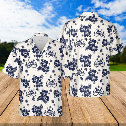 Fishing Aloha Hawaiian Shirts For Summer Outfit, Blue Tropical Hawaiian Shirt For Men Women, Beach Wear Fisherman Gift For Friend, Fishing Lovers - Amzanimalsgift