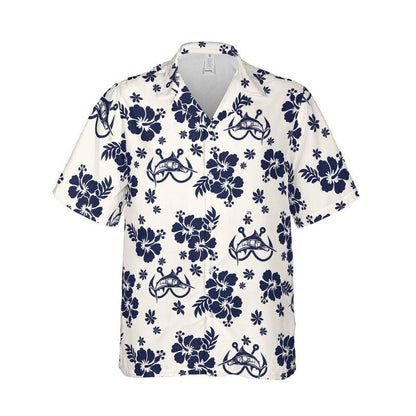 Fishing Aloha Hawaiian Shirts For Summer Outfit, Blue Tropical Hawaiian Shirt For Men Women, Beach Wear Fisherman Gift For Friend, Fishing Lovers - Amzanimalsgift