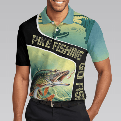 Fishing Men Polo Shirt, A Day Without Fishing Eat Sleep Fish Repeat Shirt For Men, Crazy Fishing Apparel, Gift For Golfers - Amzanimalsgift