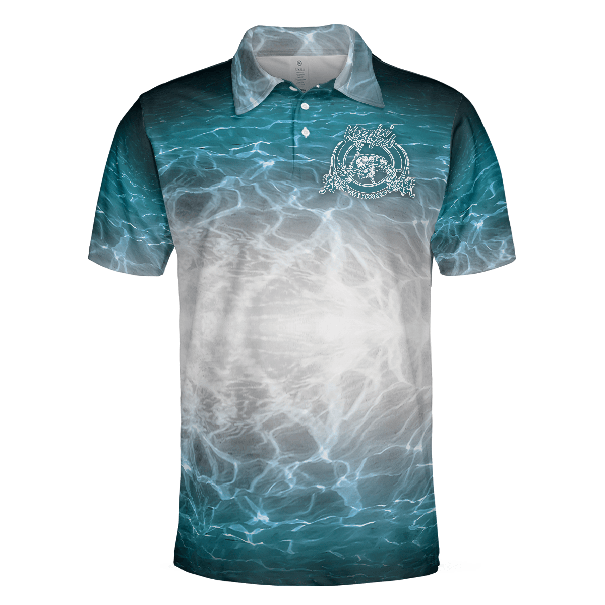 Fishing Men Polo Shirt, Blue Ocean, Fishing Checklist Rod Beer Bait Fish Story Shirt For Men - Best Gift For Fishing Lovers, Fisherman - Amzanimalsgift