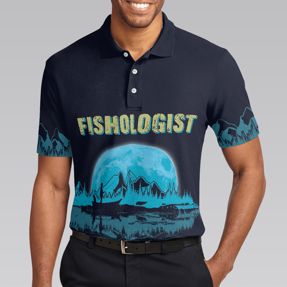 Fishologist Go Fishing Men Polo Shirt, I Just Want To Go Fishing Shirt, Best Fishing Shirt For Men, Gift For Fishing Lovers - Amzanimalsgift