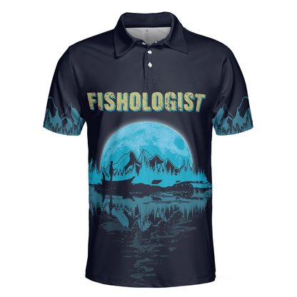 Fishologist Go Fishing Men Polo Shirt, I Just Want To Go Fishing Shirt, Best Fishing Shirt For Men, Gift For Fishing Lovers - Amzanimalsgift