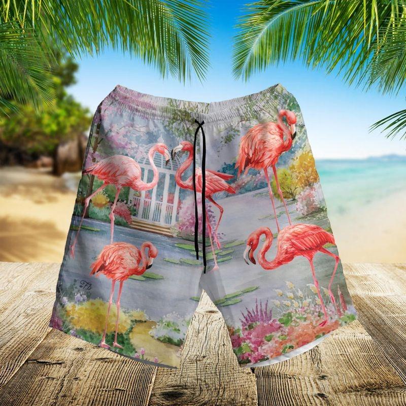 Flamingo Aloha Hawaiian Shirt - Flamingo Flowers Printed Summer Hawaiian Shirt, Flamingo And Flower Hawaiian Shirt For Men & Women, Flamingo Lover - Amzanimalsgift