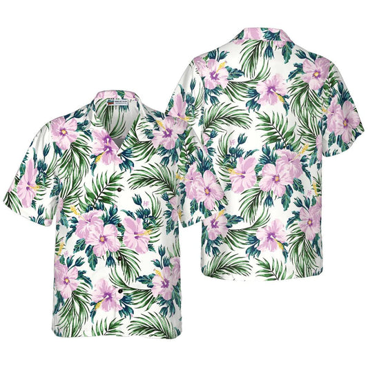 Floral Flower Hawaiian Shirt, Flower Hawaiian Shirt, Flower Summer Aloha Shirt For Men Women, Perfect Gift For Husband, Wife, Friend, Family - Amzanimalsgift