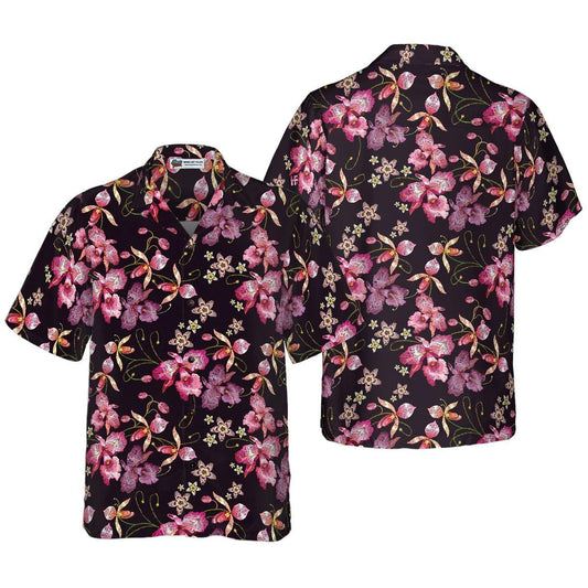 Floral Hawaiian Shirt, Flower Hawaiian Shirt, Colorful Aloha Shirt For Men Women, Perfect Gift For Husband, Wife, Friend, Family - Amzanimalsgift