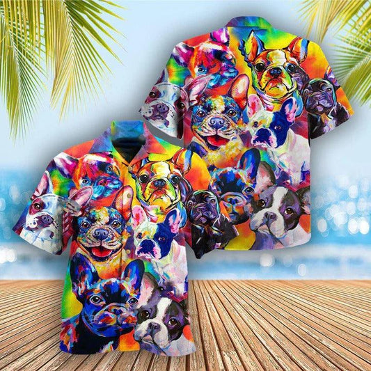 French Bulldog Aloha Hawaii Shirt - French Bulldog Don't Like You Neither Do I Hawaiian Shirt For Summer - Perfect Gift For Dog Lovers, Friend, Family - Amzanimalsgift