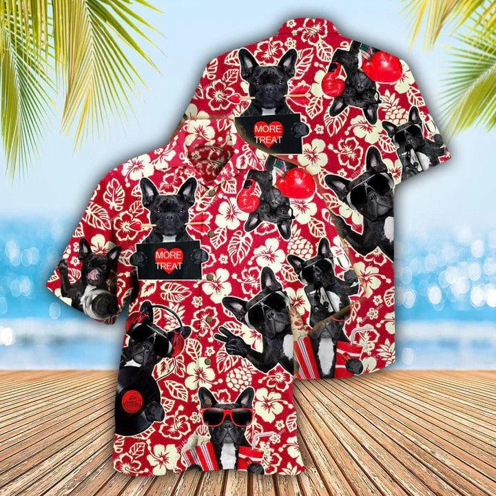 French Bulldog Aloha Hawaii Shirt - German Shepherd You Can Run But You Can't Hide Hawaiian Shirt For Summer - Perfect Gift For Dog Lovers, Friend, Family - Amzanimalsgift