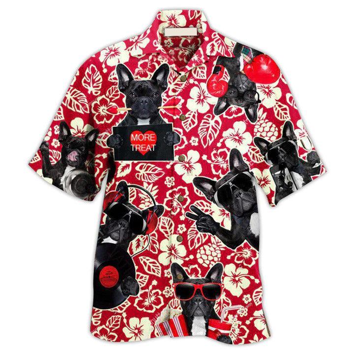 French Bulldog Aloha Hawaii Shirt - German Shepherd You Can Run But You Can't Hide Hawaiian Shirt For Summer - Perfect Gift For Dog Lovers, Friend, Family - Amzanimalsgift