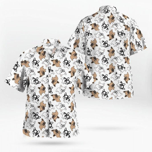 French Bulldog Aloha Hawaiian Shirt, Funny Bulldog Hawaiian Shirt, Bulldog Aloha Shirt For Summer - Perfect Gift For Men, Women, Dog Lover, Friend - Amzanimalsgift