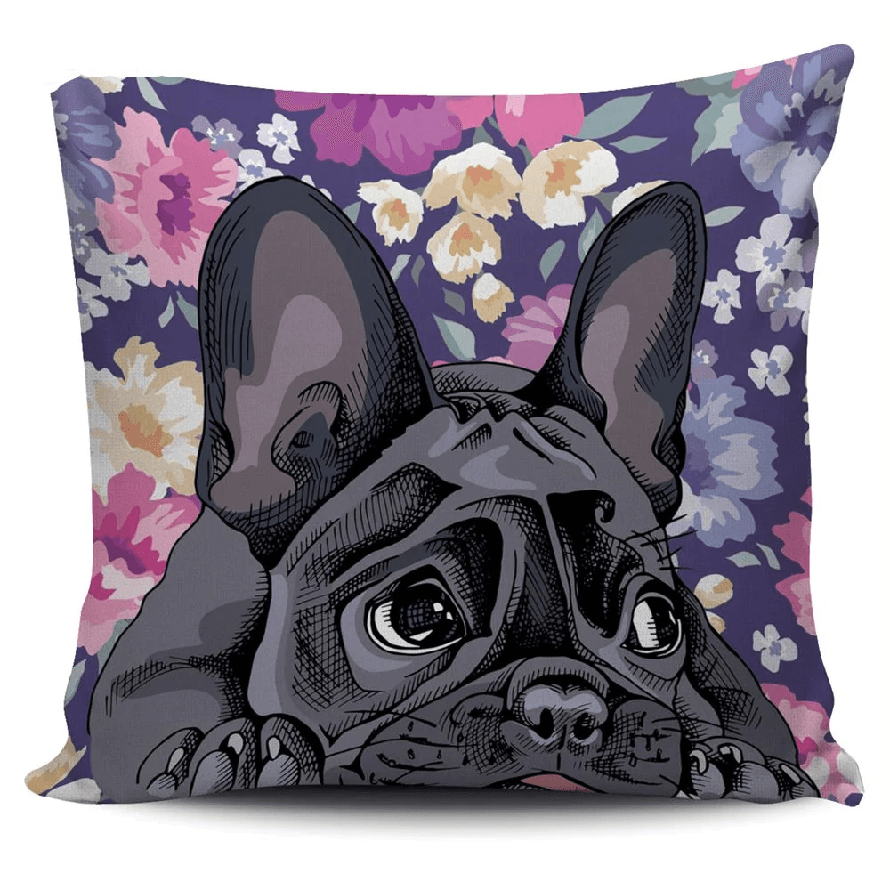 French Bulldog Cutie Throw Pillow, Dog Throw Pillows - Perfect Gift For Mother's Day, Father's Day, French Bulldog Lover, Dog Mom, Dog Dad - Amzanimalsgift