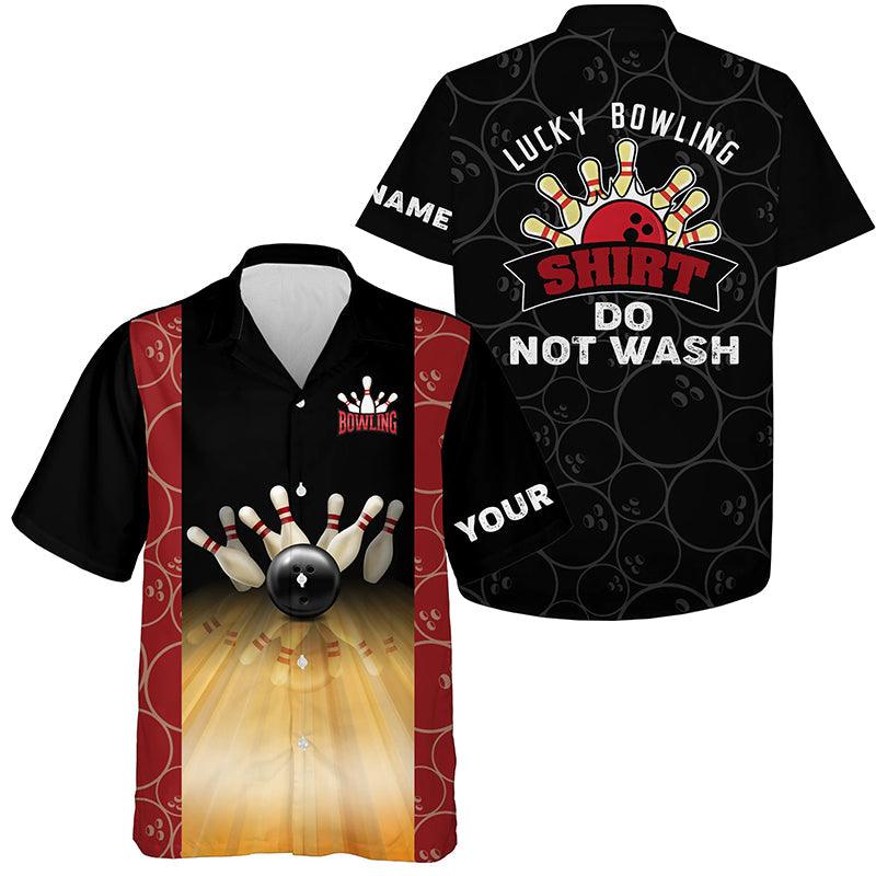 Funny Vintage Bowling Custom Name Hawaiian Shirt, Lucky Bowling Shirt Do Not Wash Personalized Hawaiian Shirts For Men Women, Team, Bowling Lovers - Amzanimalsgift