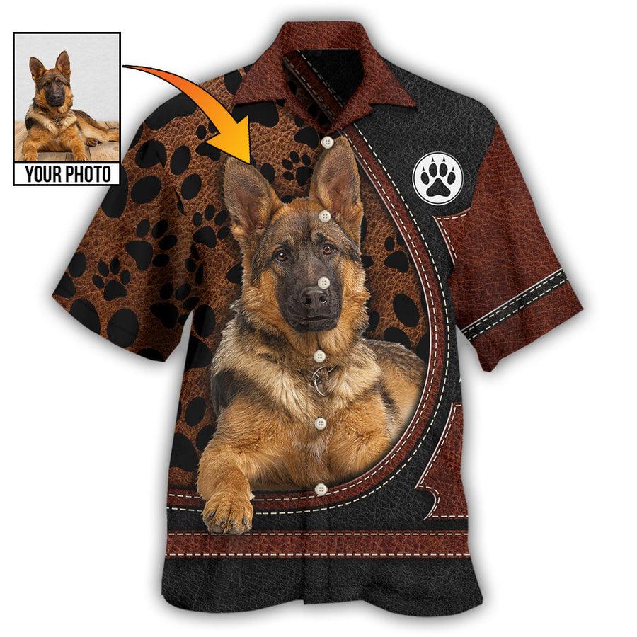 German Shepherd Hawaiian Shirt Custom - Dog Various Style Personalized Hawaiian Shirts - Perfect Gift For Men Women, Dog Lovers - Amzanimalsgift