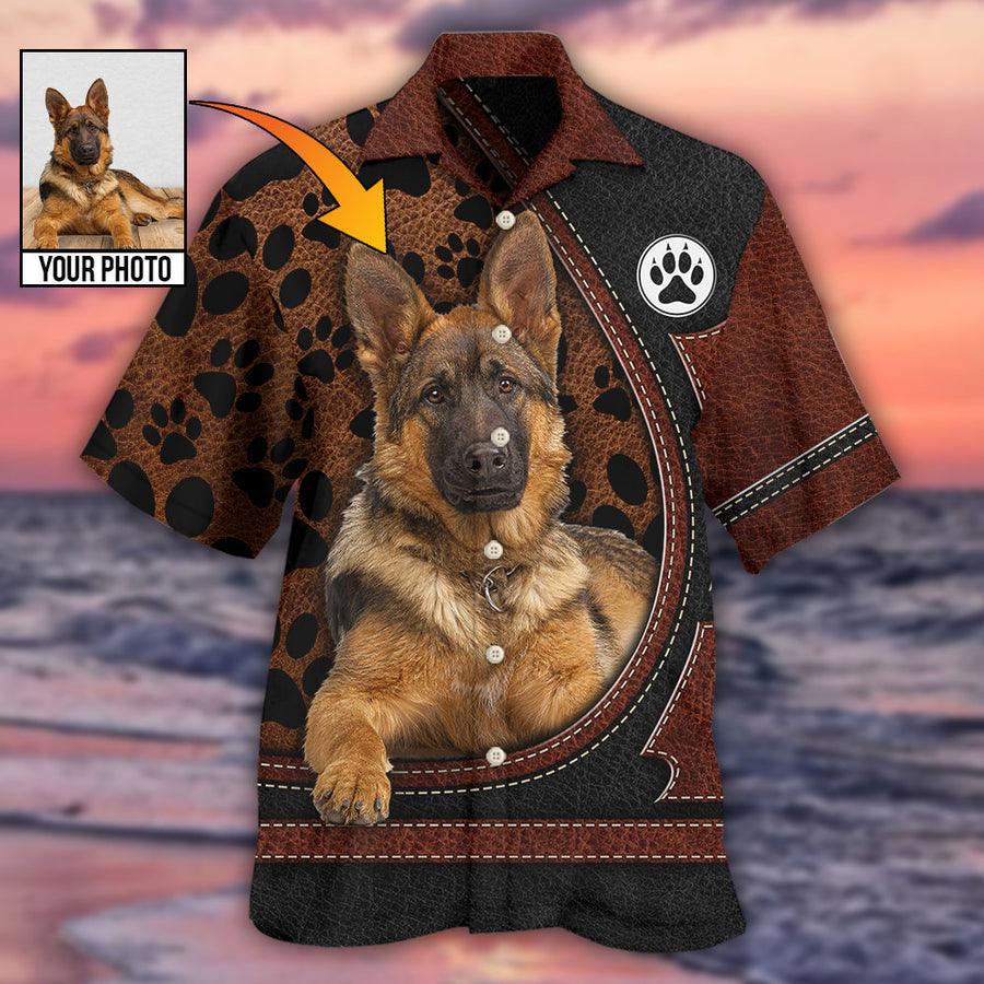 German Shepherd Hawaiian Shirt Custom - Dog Various Style Personalized Hawaiian Shirts - Perfect Gift For Men Women, Dog Lovers - Amzanimalsgift