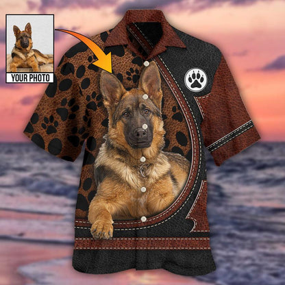 German Shepherd Hawaiian Shirt Custom - Dog Various Style Personalized Hawaiian Shirts - Perfect Gift For Men Women, Dog Lovers - Amzanimalsgift
