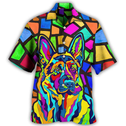 German Shepherd Hawaiian Shirt, Dog Cool Dog Various Style Aloha Hawaiian Shirt For Summer, Gift For Men Women, Dog Lover, Dog Mom Dad - Amzanimalsgift