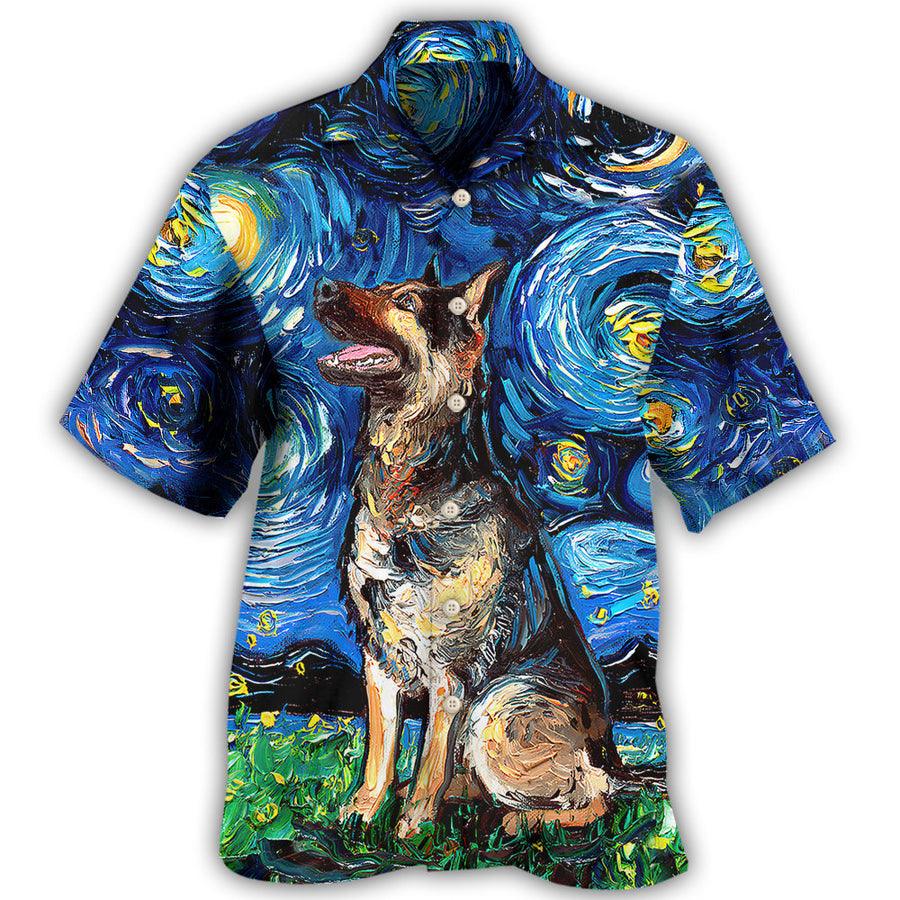 German Shepherd Hawaiian Shirt, Dog Cool Dog Various Style Aloha Hawaiian Shirt For Summer, Gift For Men Women, Dog Lover, Dog Mom Dad - Amzanimalsgift