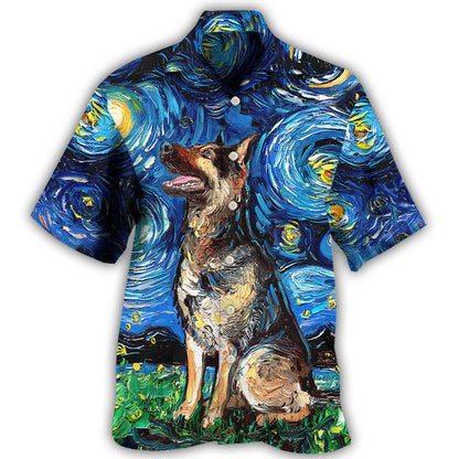 German Shepherd Hawaiian Shirt, Dog Cool Dog Various Style Aloha Hawaiian Shirt For Summer, Gift For Men Women, Dog Lover, Dog Mom Dad - Amzanimalsgift