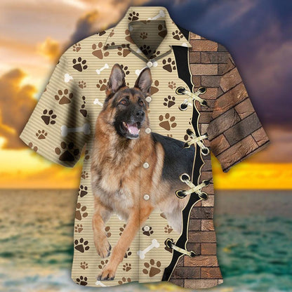 German Shepherd Hawaiian Shirt, Dog Cool Dog Various Style Aloha Hawaiian Shirt For Summer, Gift For Men Women, Dog Lover, Dog Mom Dad - Amzanimalsgift