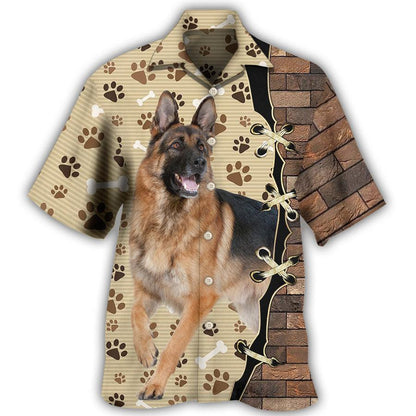 German Shepherd Hawaiian Shirt, Dog Cool Dog Various Style Aloha Hawaiian Shirt For Summer, Gift For Men Women, Dog Lover, Dog Mom Dad - Amzanimalsgift