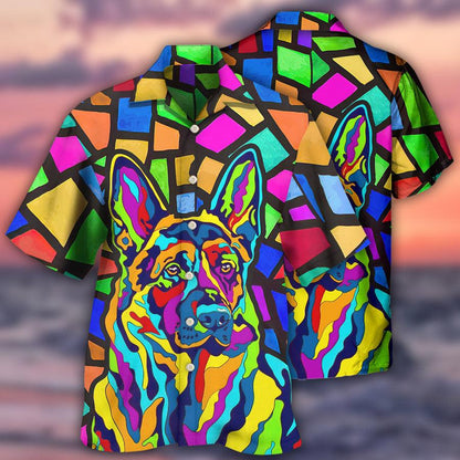 German Shepherd Hawaiian Shirt, Dog Cool Dog Various Style Aloha Hawaiian Shirt For Summer, Gift For Men Women, Dog Lover, Dog Mom Dad - Amzanimalsgift
