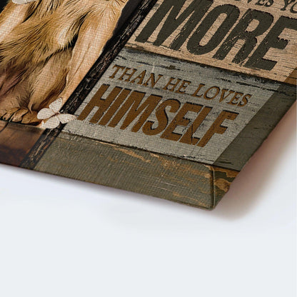 German Shepherd Portrait Canvas - Watercolor German Shepherd, Pretty Butterfly, A Dog Is The Only Thing - Gift For German Shepherd Lovers, Dog Lovers - Amzanimalsgift