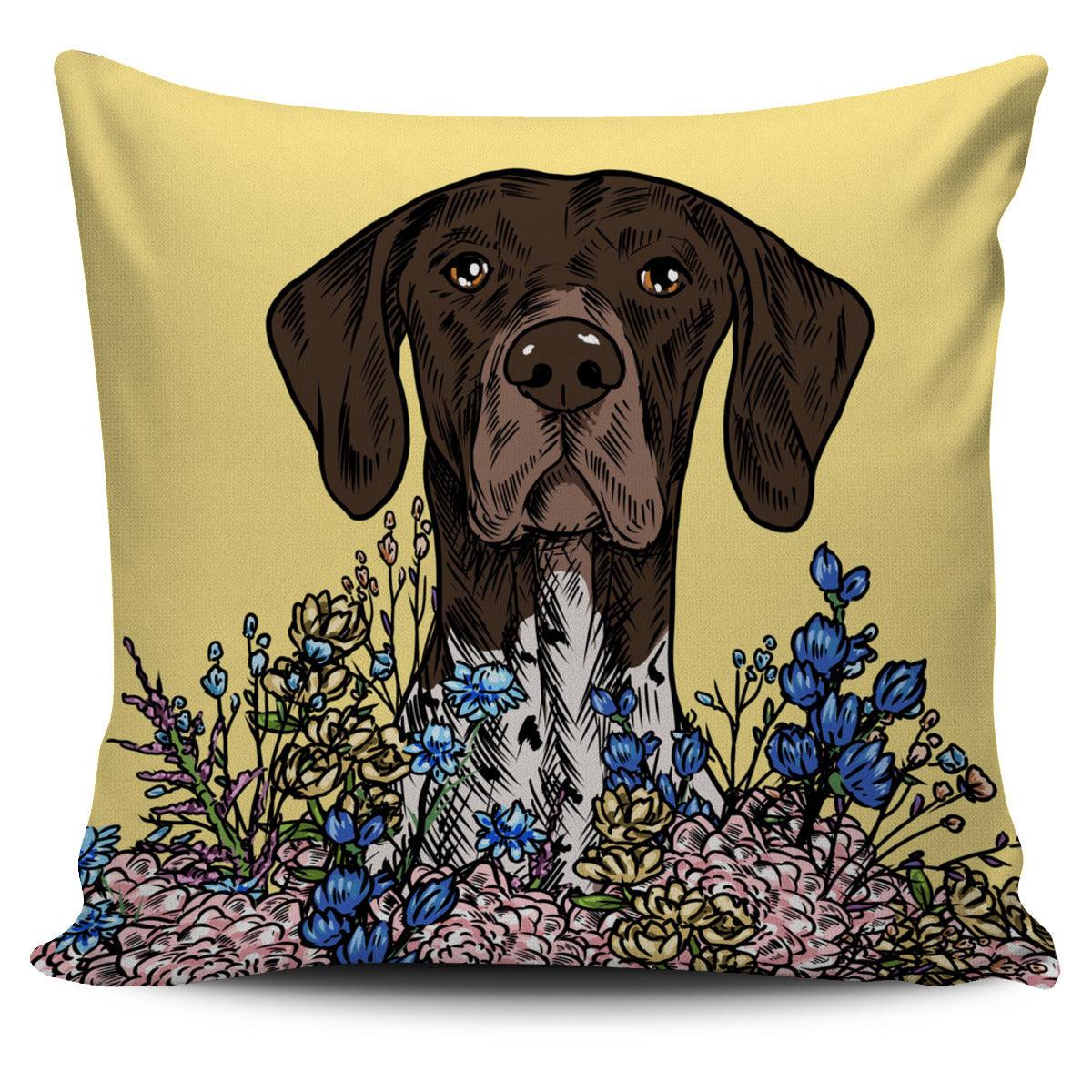 German Shorthaired Pointer Pillow, Dog Throw Pillows Home Decor - Dog Memorial Gift, Perfect Gift For German Shorthaired Pointer Lover, Dog Mom - Amzanimalsgift
