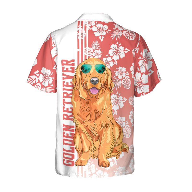 Golden Retriever Dog Aloha Hawaiian Shirts For Summer, Tropical Hawaiian Set Holiday Outfits For Men Women, Gift For Dog Lovers, Dog Mom Dad, Friend - Amzanimalsgift