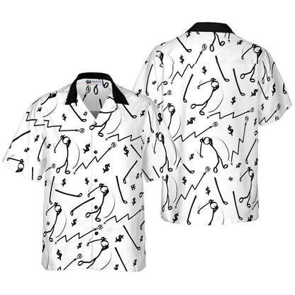 Golf Aloha Hawaiian Shirt, Golf Market Icons Hawaiian Shirt, Golf Hawaiian Shirt For Summer - Perfect Gift For Men, Women, Golf Lover, Friend, Family - Amzanimalsgift
