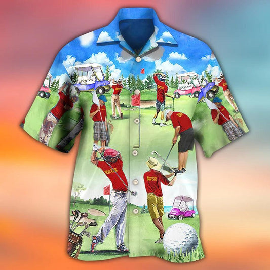 Golf Aloha Hawaiian Shirt - Golf People Are Playing Golf Hawaiian Shirt For Summer - Perfect Gift For Men, Women, Golfer - Amzanimalsgift