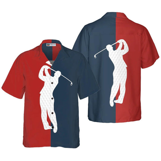 Golf Aloha Hawaiian Shirt, Golf Two Colors Hawaiian Shirt, Golf Aloha Shirt For Summer - Perfect Gift For Men, Women, Golf Lover, Friend, Family - Amzanimalsgift
