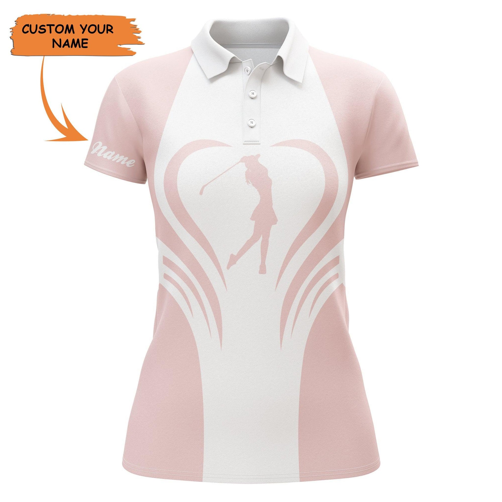 Golf Custom Name Women Polo Shirt, Women Love Golf Multi-color Golf Personalized Women Polo Shirt - Perfect Gift For Ladies, Golf Lovers, Golfers - Amzanimalsgift