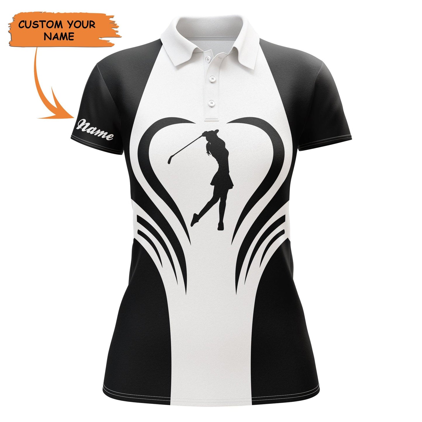 Golf Custom Name Women Polo Shirt, Women Love Golf Multi-color Golf Personalized Women Polo Shirt - Perfect Gift For Ladies, Golf Lovers, Golfers - Amzanimalsgift
