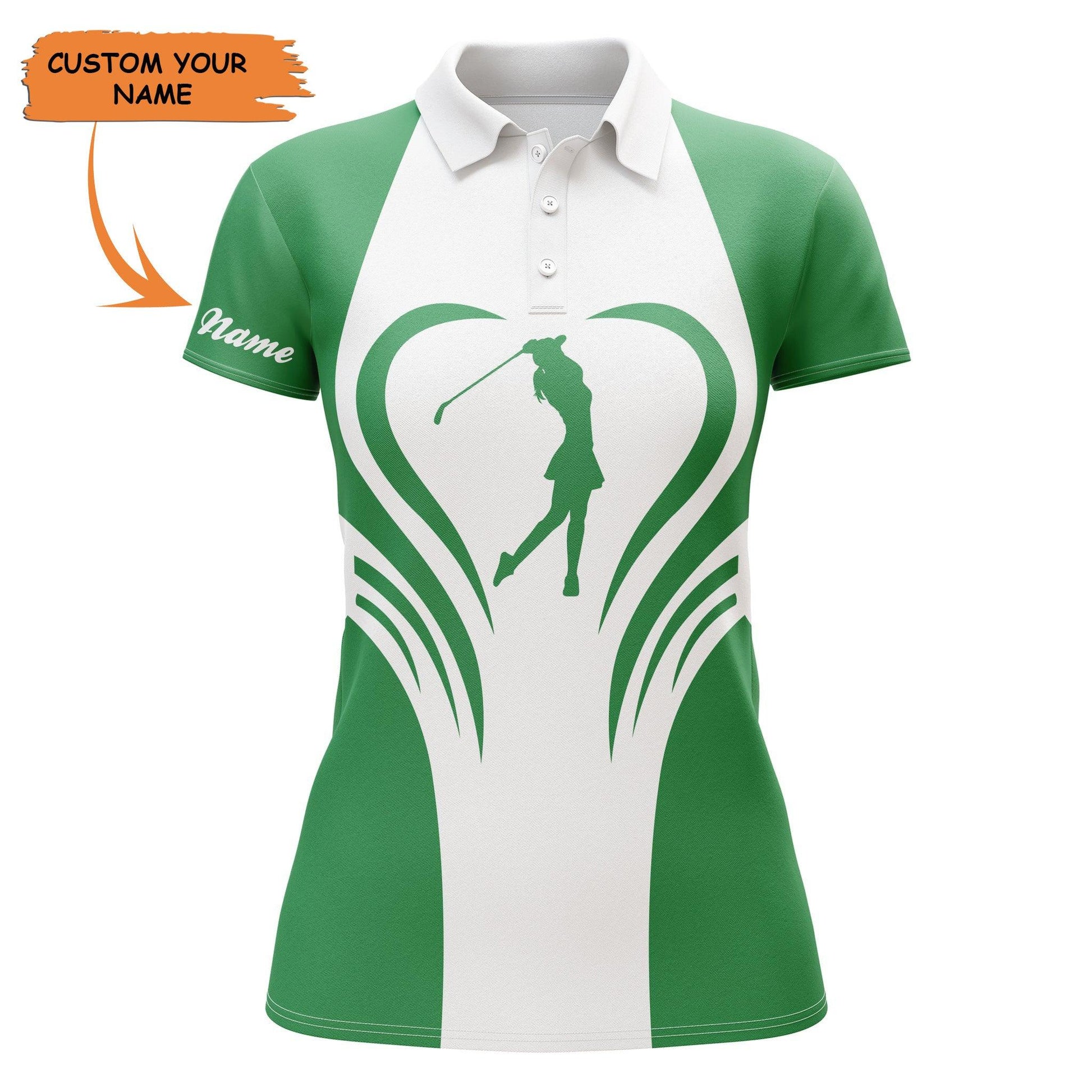 Golf Custom Name Women Polo Shirt, Women Love Golf Multi-color Golf Personalized Women Polo Shirt - Perfect Gift For Ladies, Golf Lovers, Golfers - Amzanimalsgift