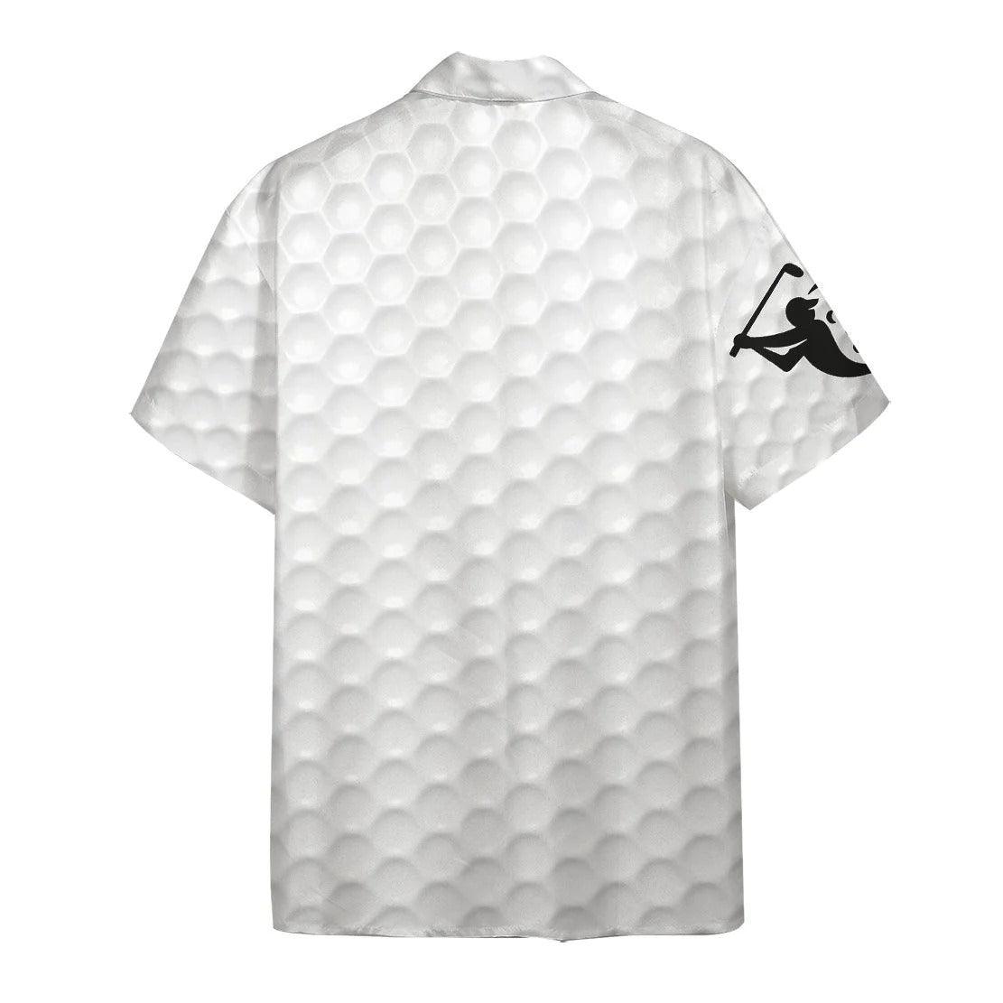 Golf Hawaiian Shirt, Golden Retriever Golf White Aloha Hawaiian Shirts For Men and Women - Gift For Dog Lovers, Golfer, Friend, Family - Amzanimalsgift