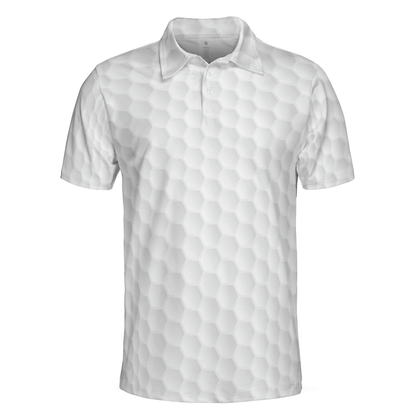 Golf Men Polo Shirt, American Skull Golf Clubs Set, American Flag Skull White Polo Shirt For Men - Gift For Golfers, Golf Lovers - Amzanimalsgift