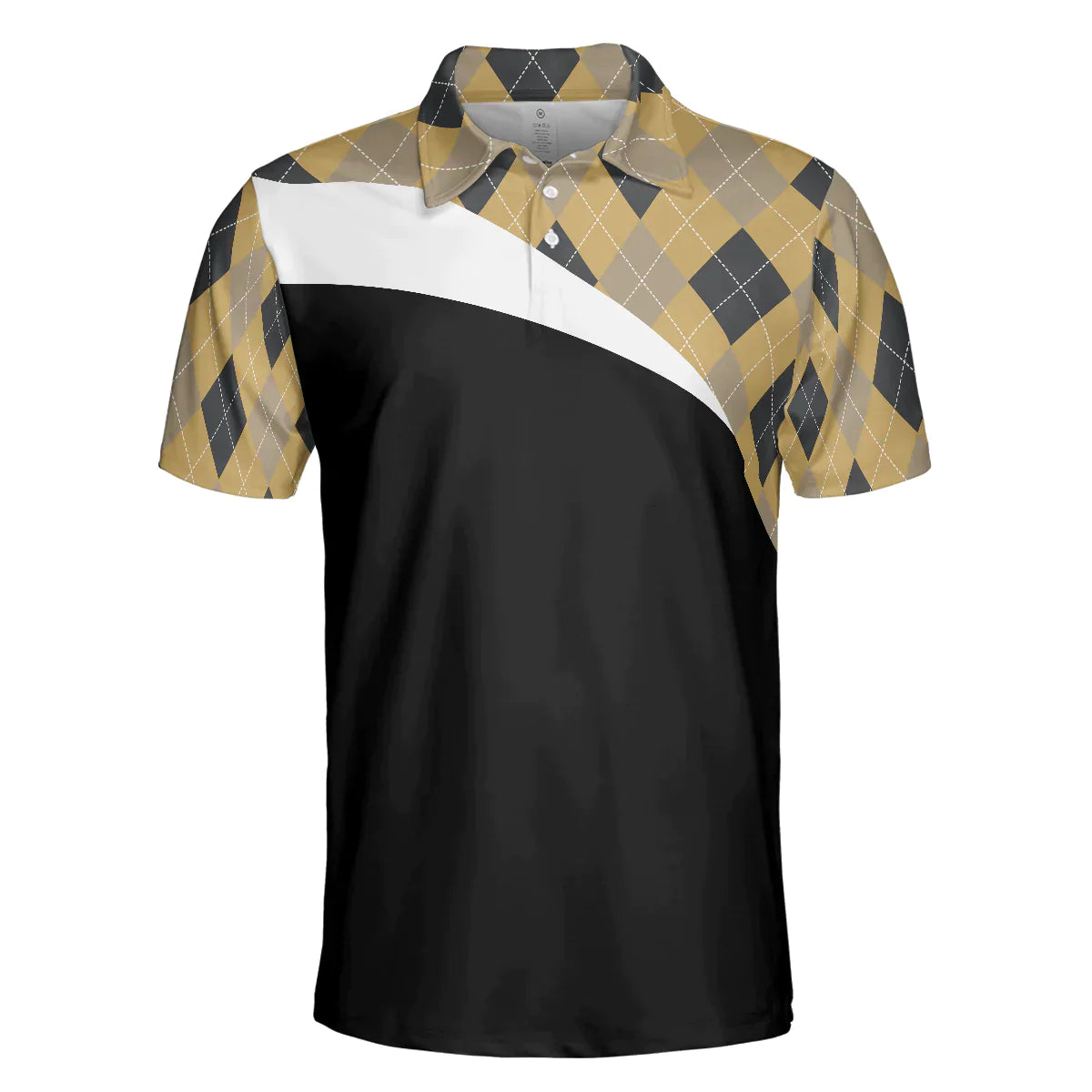Golf Men Polo Shirt, Argyle Pattern Golf And Beer Polo Shirt, Just A Man Who Loves Golf & Beer Shirt For Men - Gift For Golfers, Golf Lovers - Amzanimalsgift