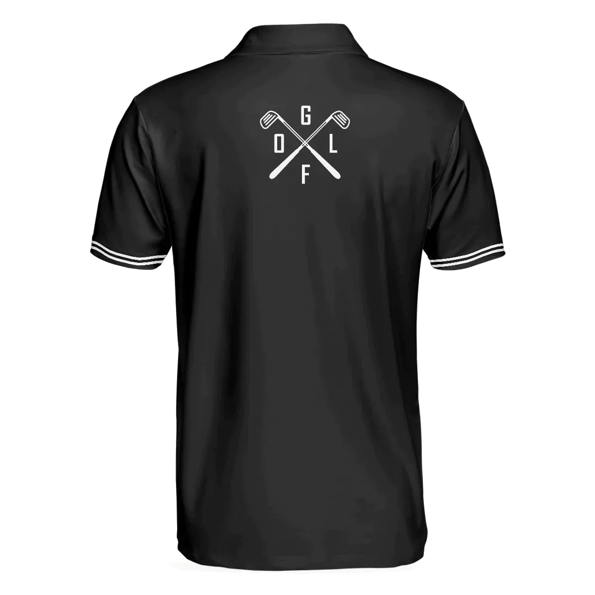 Golf Men Polo Shirt, Black And White Argyle Pattern Polo Shirt, Just Golf It Skull Golf Shirt For Men - Gift For Golfers, Golf Lovers - Amzanimalsgift