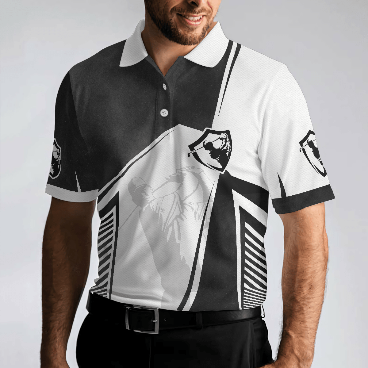 Golf Men Polo Shirt, Golf Saved Me From Being A Pornstar Polo Shirt, Funny Golf Shirt For Men - Gift For Golfers, Golf Lovers - Amzanimalsgift