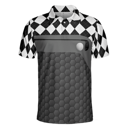 Golf Men Polo Shirt, I Made A Bogey On Every Hole Argyle Men Golf Polo Shirt - Perfect Polo Shirt For Men, Golfers - Amzanimalsgift