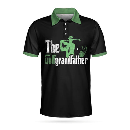 Golf Men Polo Shirt, The Golf Grandfather Theme Polo Shirt, Best Golf Shirt For Men - Perfect Gift For Golfers, Golf Lovers - Amzanimalsgift